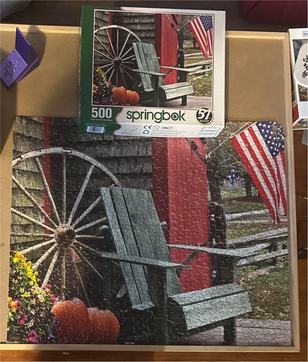 Missing 1, Peaceful Place - Springbok puzzle collectible [Barcode 091683015658] - Main Image 4