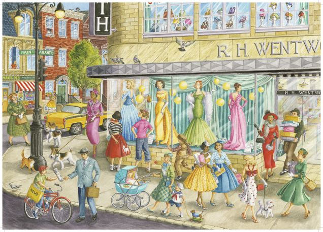 Window Shoppers (NIB) - (1) - Ravensbuger puzzle collectible [Barcode 4005556819898] - Main Image 2