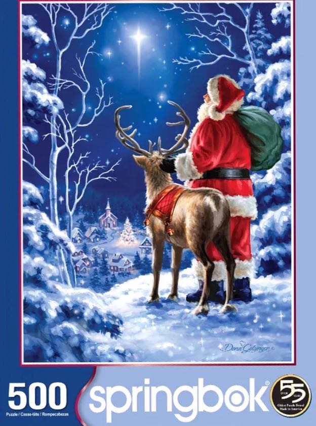 Starry Night - Springbok puzzle collectible [Barcode 091683015634] - Main Image 2