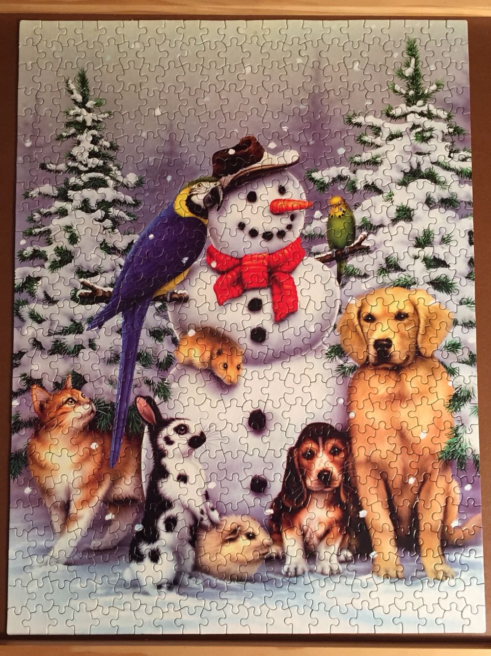 Winter Friends-CKH-OTW - White Mountain Puzzles puzzle collectible [Barcode 724819249077] - Main Image 3