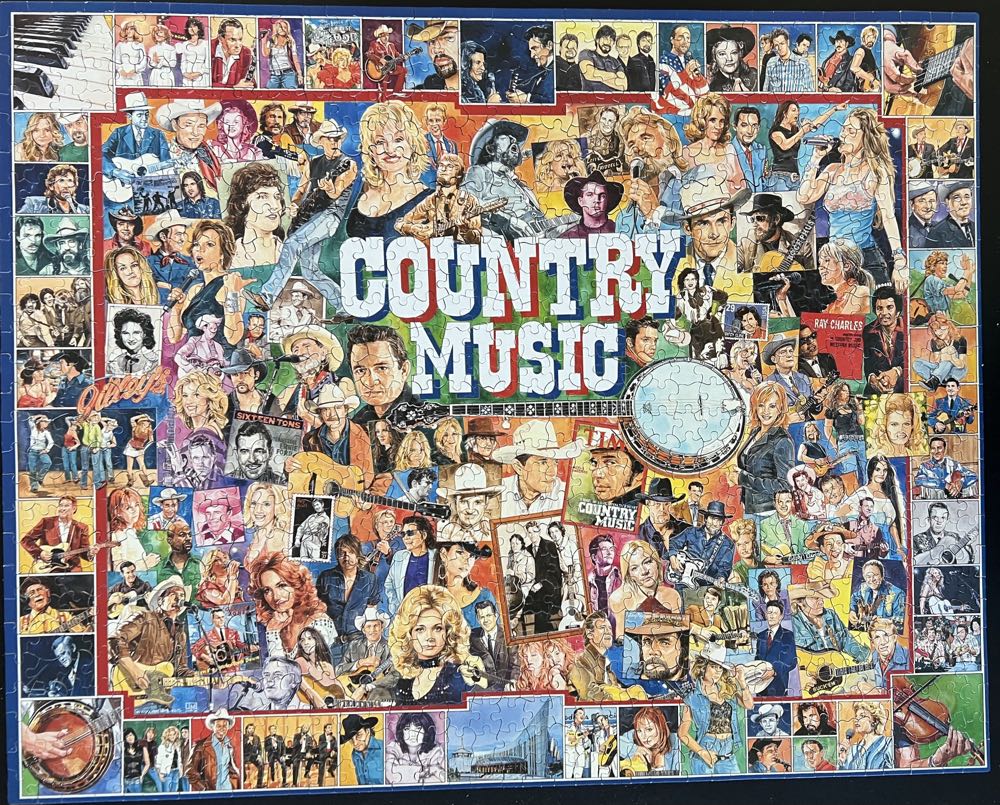 Country Music - White Mountain Puzzles puzzle collectible [Barcode 724819251636] - Main Image 2