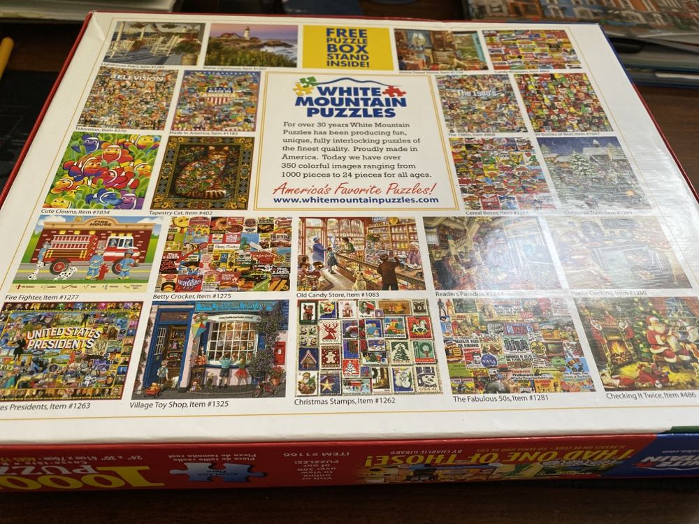 I Had One Of Those - White Mountain puzzle collectible [Barcode 724819258086] - Main Image 3