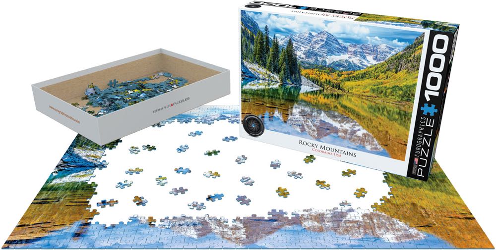 Rocky Mountains - From Cheryl - Eurographics puzzle collectible [Barcode 628136654722] - Main Image 2
