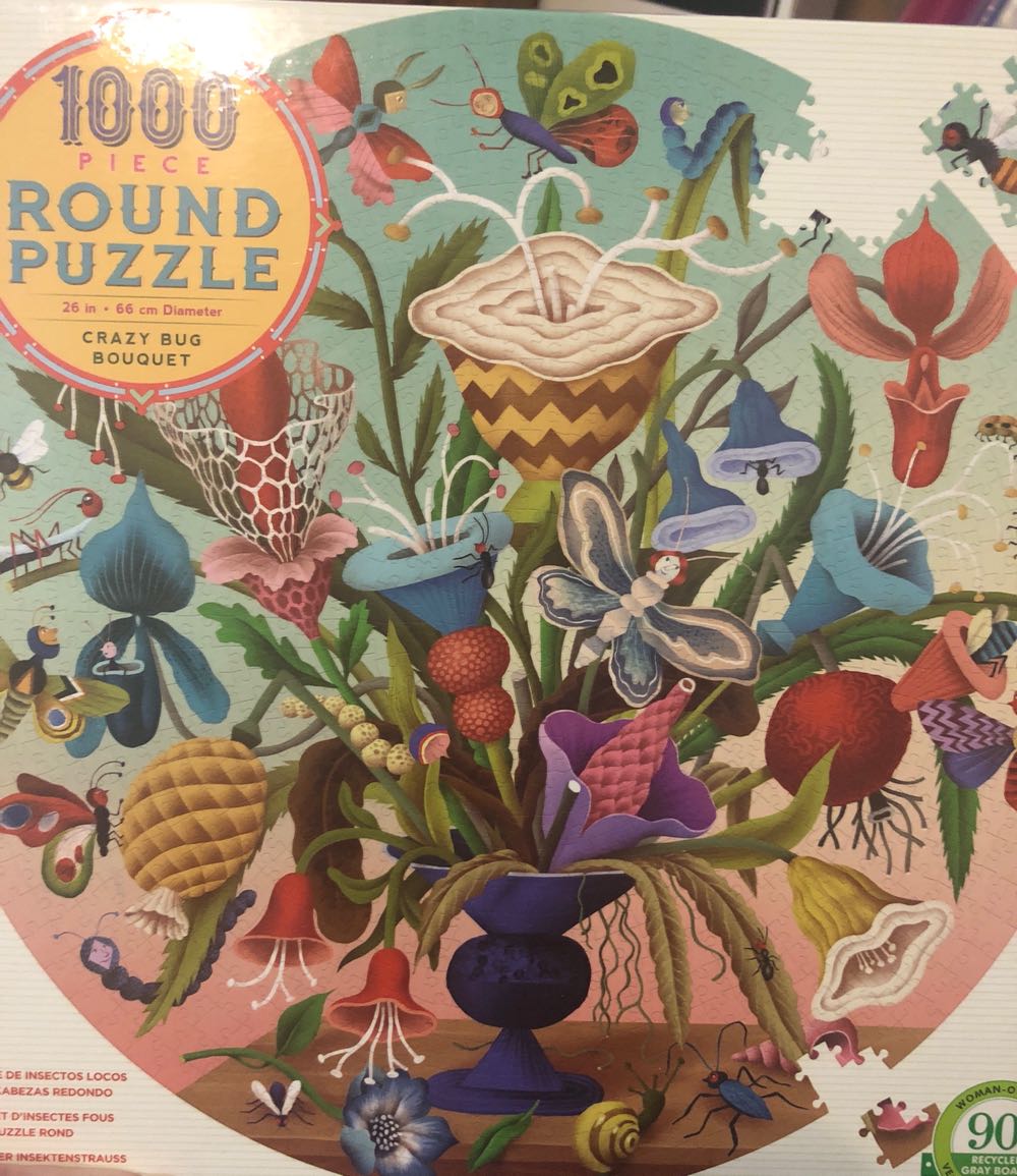 Crazy Bug Bouquet - eeBoo 🇺🇸 puzzle collectible [Barcode 689196507670] - Main Image 1