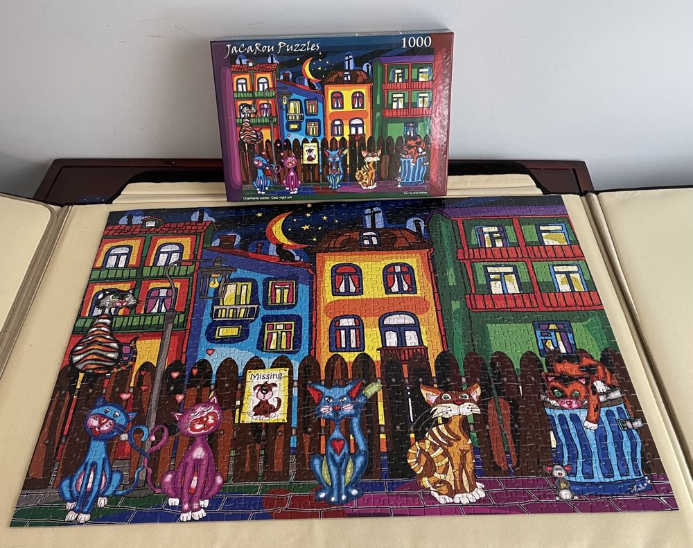 Cats’ Night Out - JaCaRou puzzle collectible [Barcode 748367075445] - Main Image 2