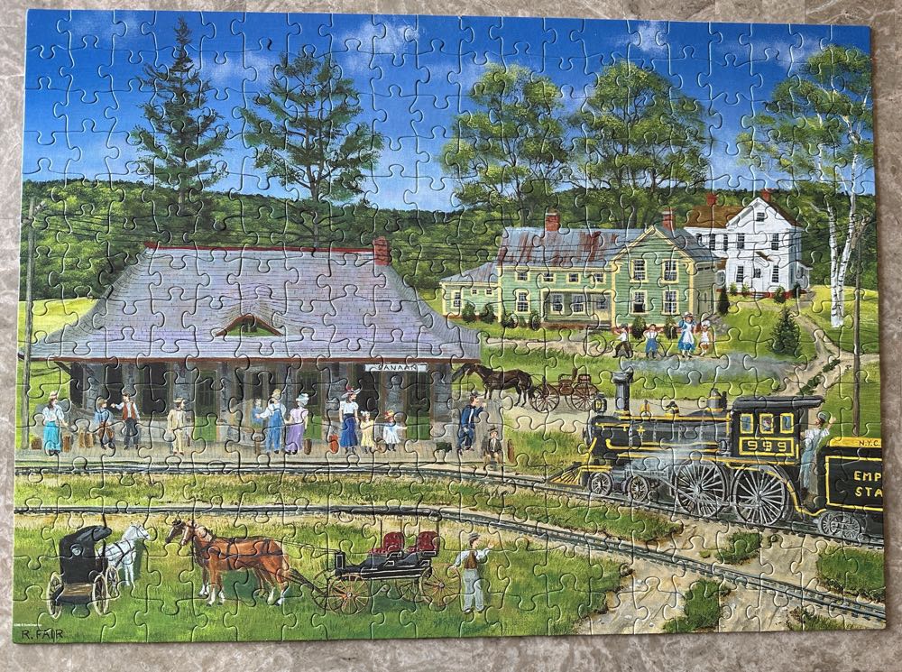 Canaan Station BAC - EuroGraphics puzzle collectible [Barcode 628136353885] - Main Image 3