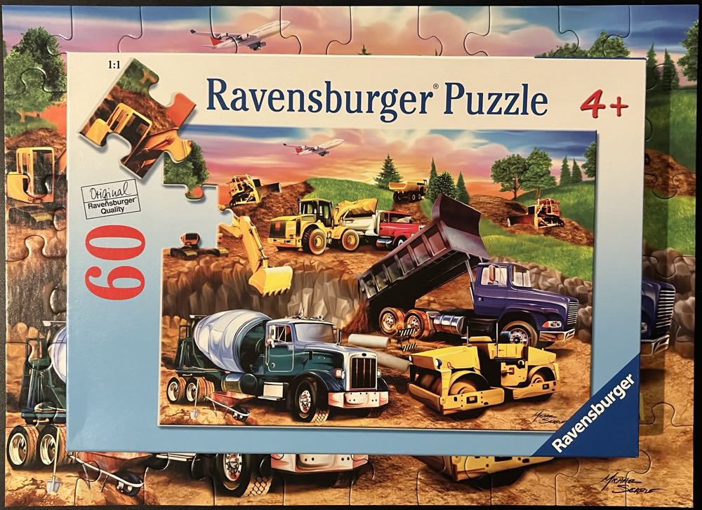 *Construction Crowd - Ravensburger 🇩🇪 puzzle collectible [Barcode 4005556095254] - Main Image 4