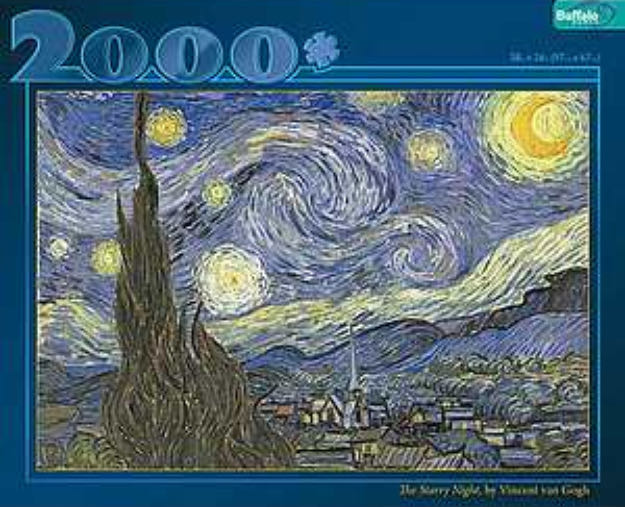 Starry Night - Buffalo puzzle collectible [Barcode 079346020096] - Main Image 2