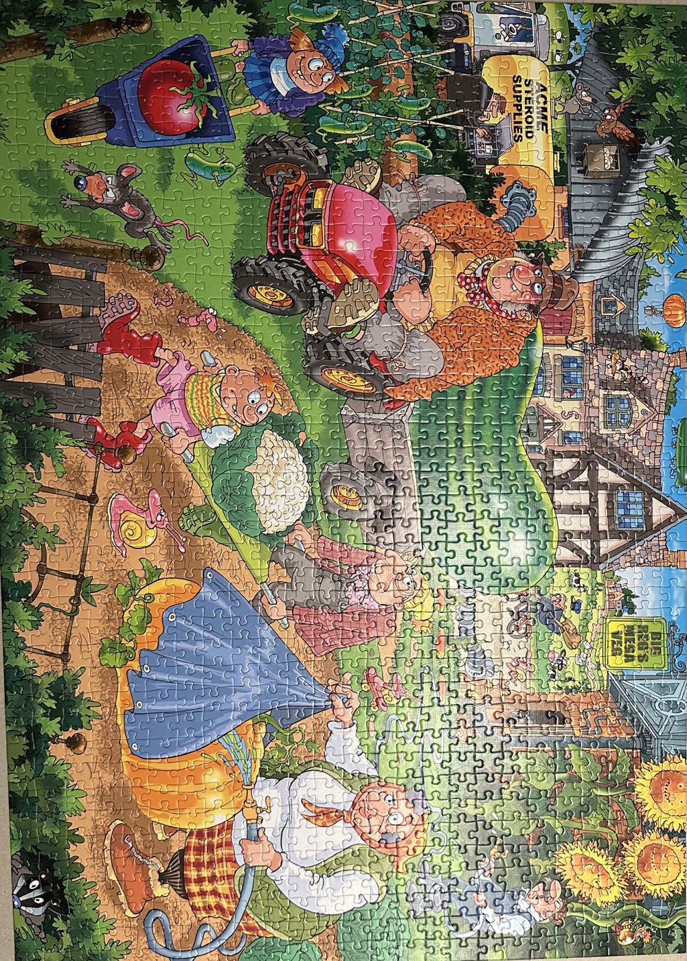 Jumbo Toys Original 32 The Big Weigh In For Ages 120 - Wasgij puzzle collectible [Barcode 8710126191705] - Main Image 2