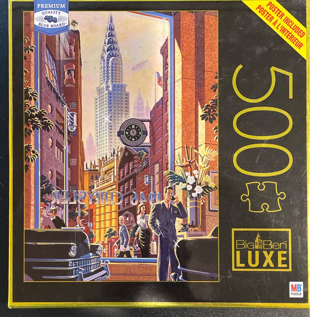 Milton Bradley: The Chrysler - Milton Bradley puzzle collectible [Barcode 778988332351] - Main Image 3