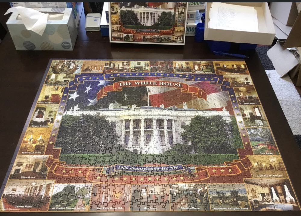 The White House- 1 Sealed - White Mountain puzzle collectible [Barcode 724819255191] - Main Image 3