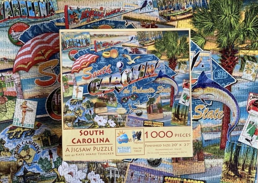 South Carolina - SunsOut puzzle collectible [Barcode 796780700291] - Main Image 4