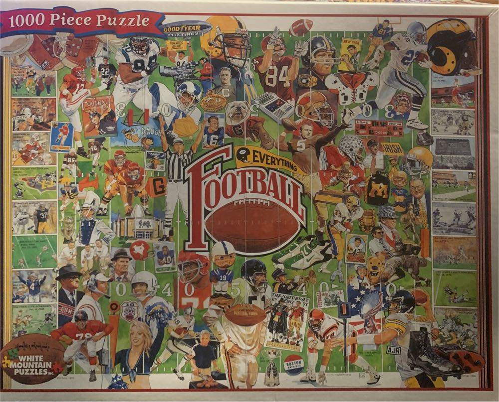 Sports Football - White Mountain puzzle collectible [Barcode 724819249923] - Main Image 2