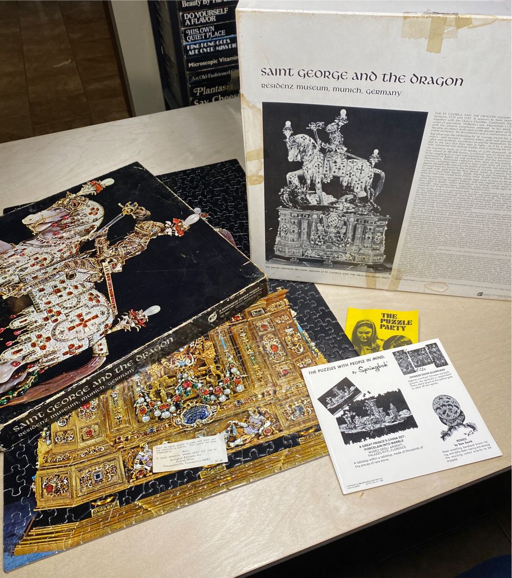 Saint George And The Dragon - 1054, 4/5/26 - Springbok puzzle collectible - Main Image 4