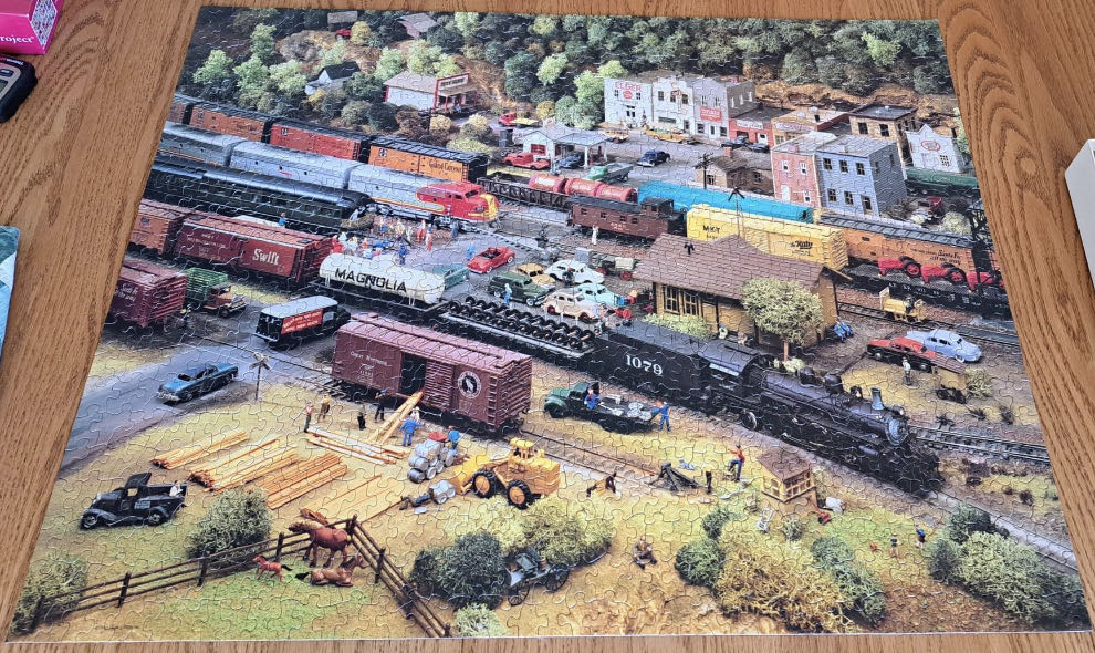 Whistle Stop-SOLD - Springbok puzzle collectible - Main Image 3