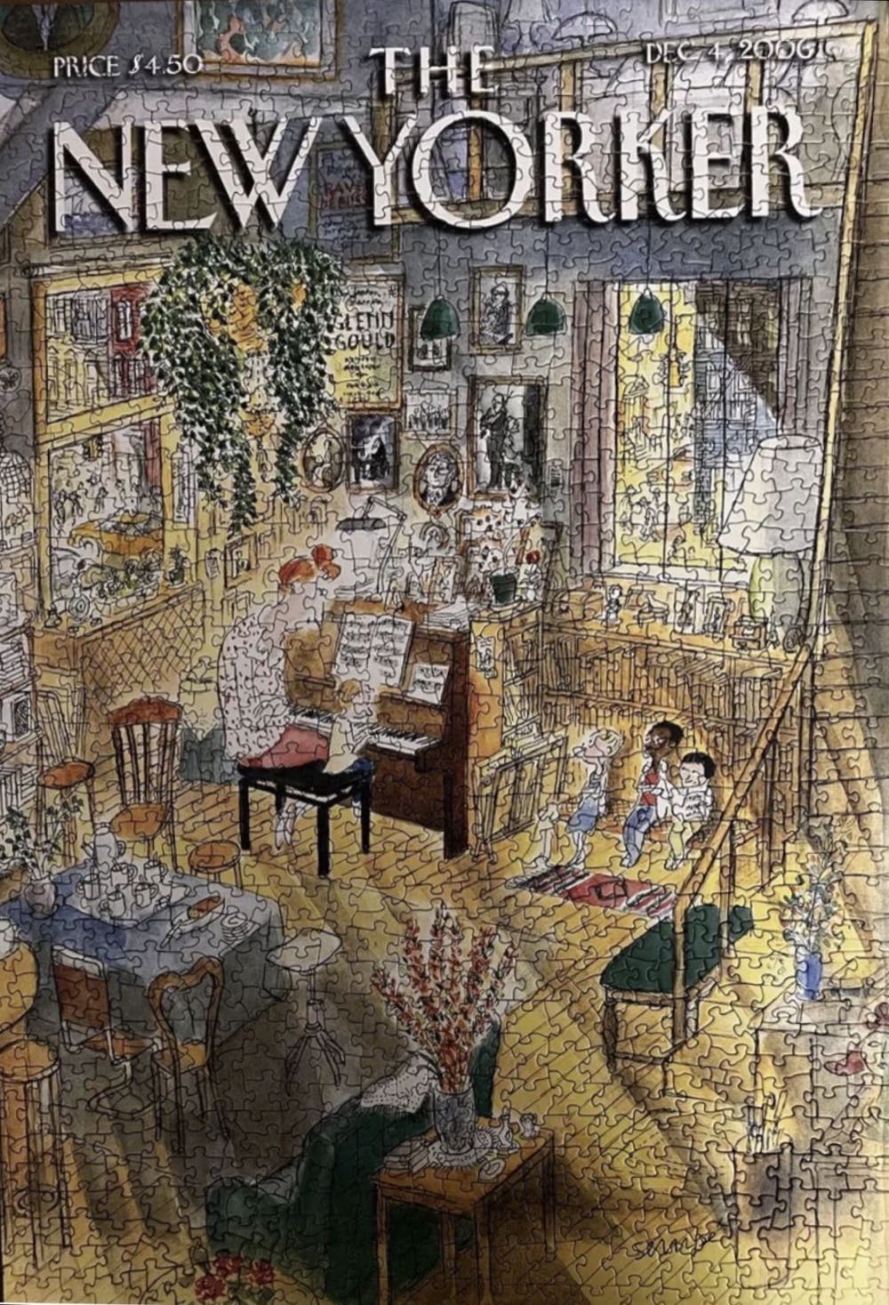 The Piano Lesson (Given To Suzanne) - New York Puzzle Company puzzle collectible [Barcode 819844011673] - Main Image 3