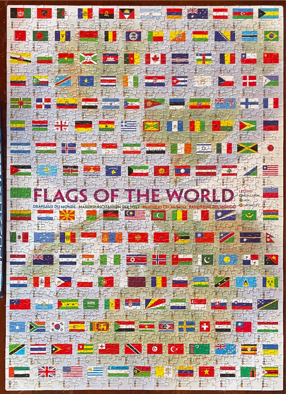 Flags Of The World - EuroGraphics puzzle collectible [Barcode 628136601283] - Main Image 3