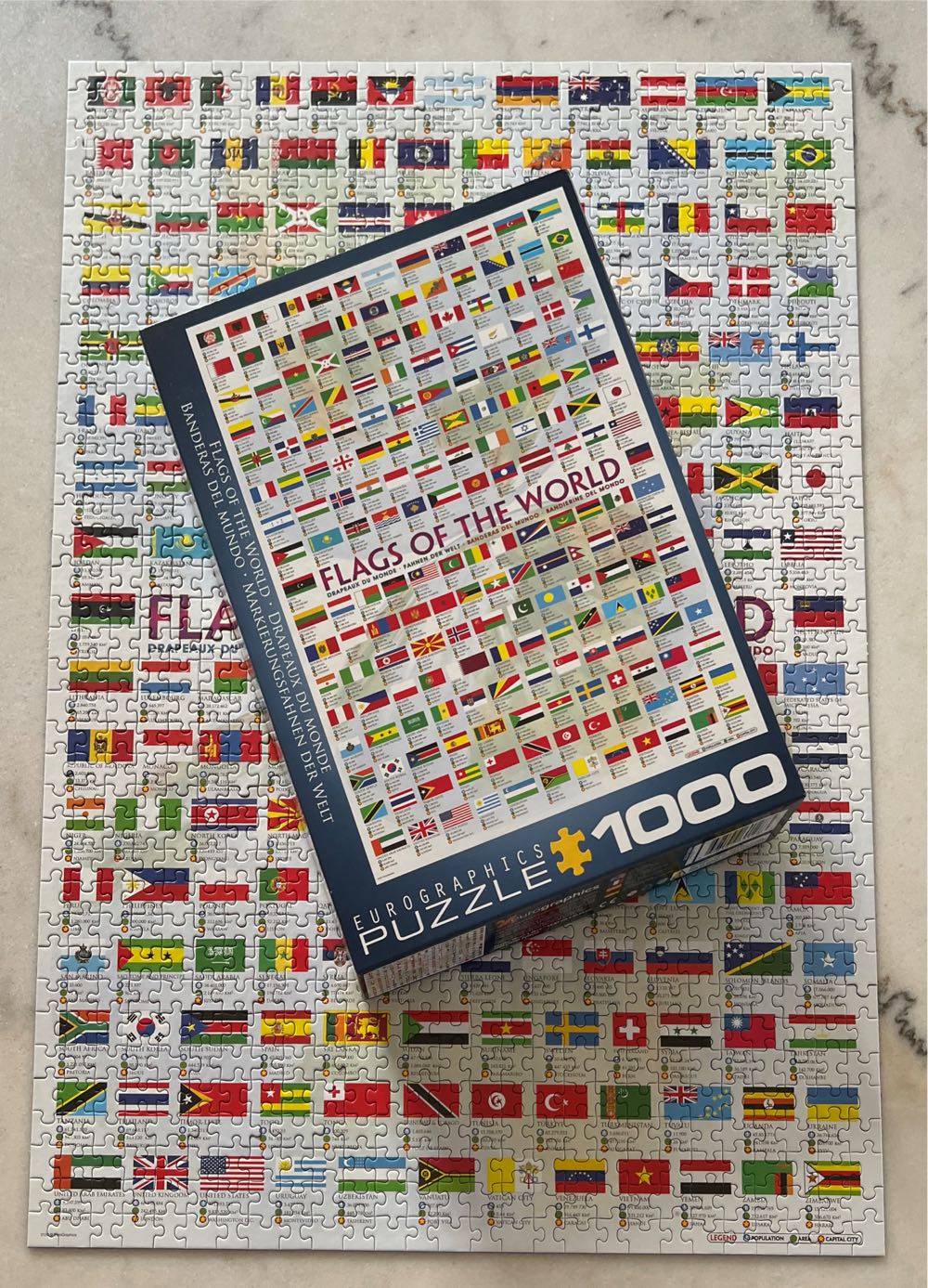 Flags Of The World - EuroGraphics puzzle collectible [Barcode 628136601283] - Main Image 4