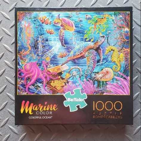 Colorful Ocean - Buffalo Games puzzle collectible [Barcode 079346118953] - Main Image 2