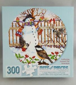 Gathering Around The Snowman - Bits & Pieces puzzle collectible [Barcode 704812100629] - Main Image 1