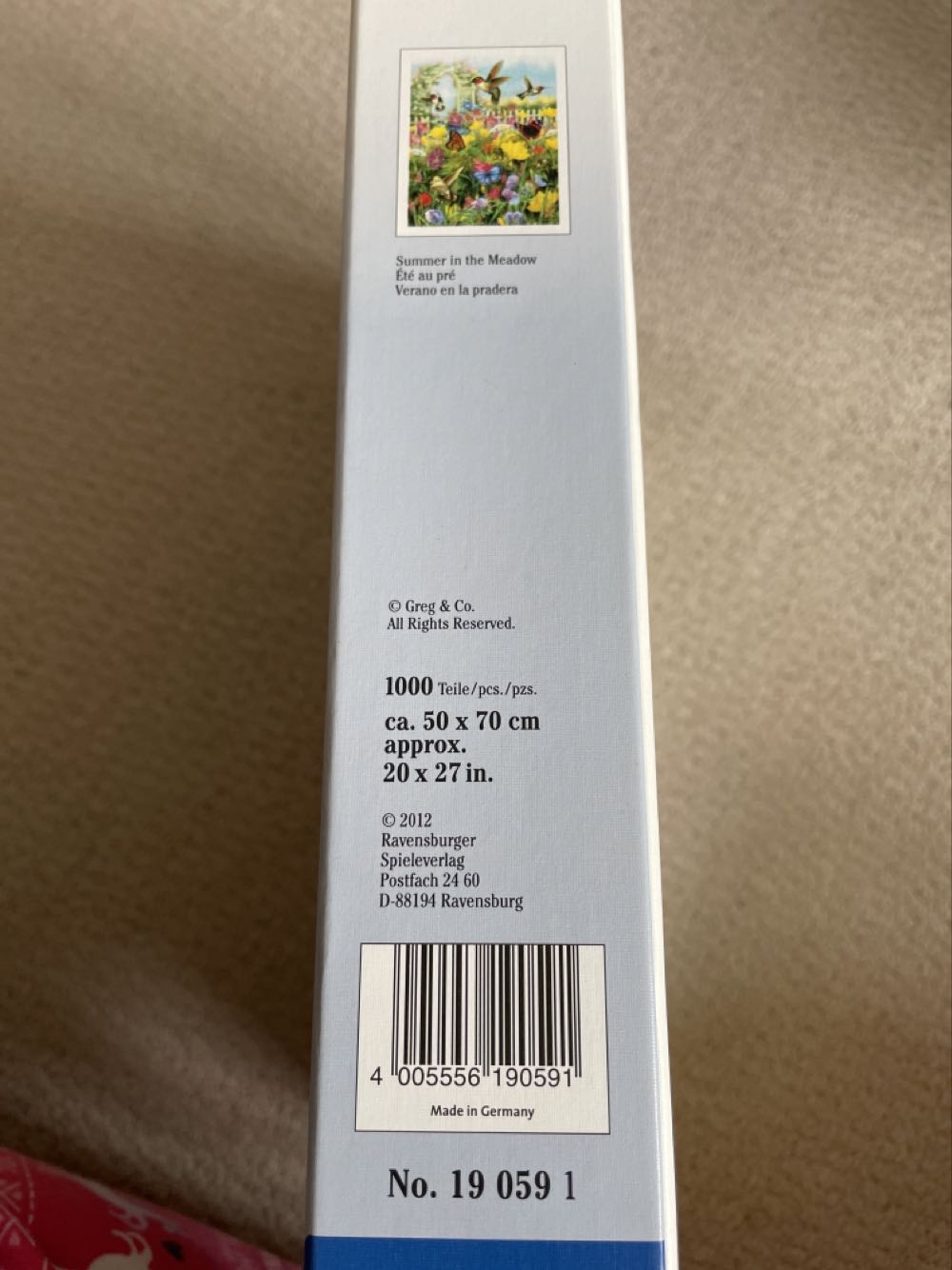 Summer In The Meadow Keep (1) - Ravensburger puzzle collectible [Barcode 4005556190591] - Main Image 2