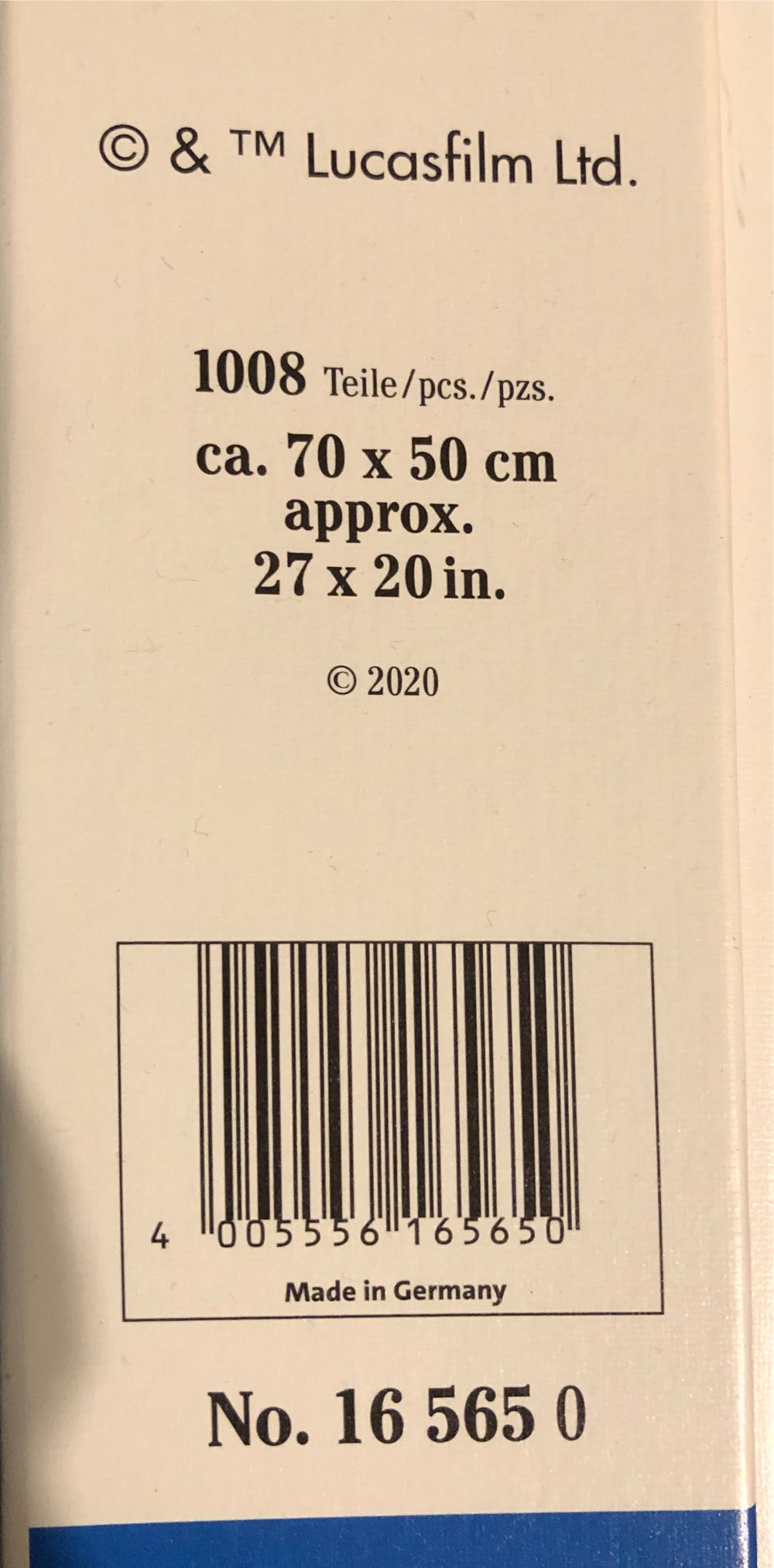 The Mandalorian - Disney Ravensburger puzzle collectible [Barcode 4005556165650] - Main Image 2