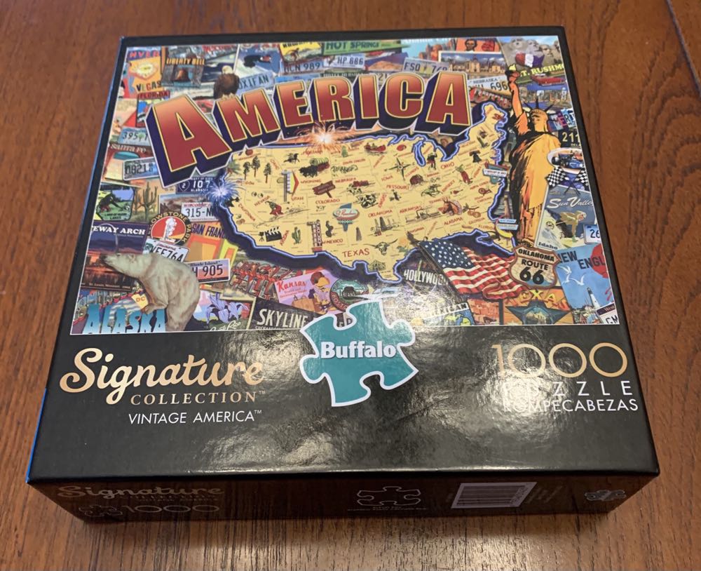 Signature Collection : Vintage America 🆕 - Buffalo puzzle collectible [Barcode 079346014255] - Main Image 2