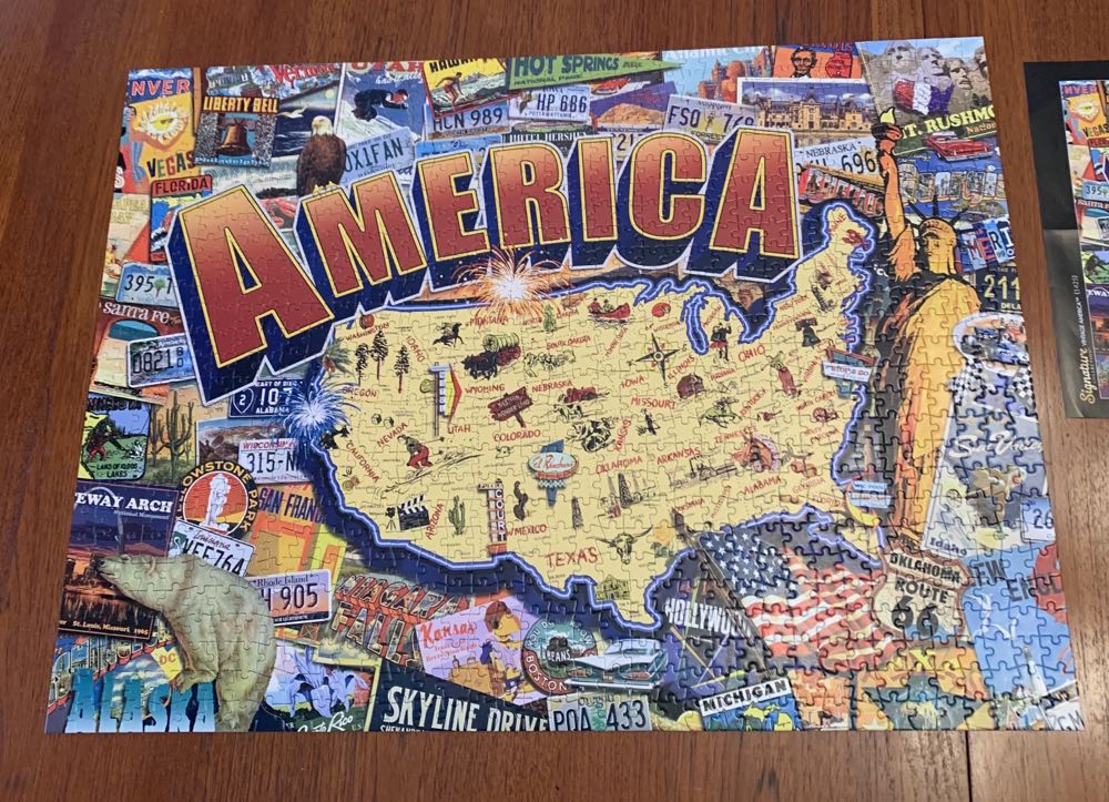 Signature Collection : Vintage America 🆕 - Buffalo puzzle collectible [Barcode 079346014255] - Main Image 3