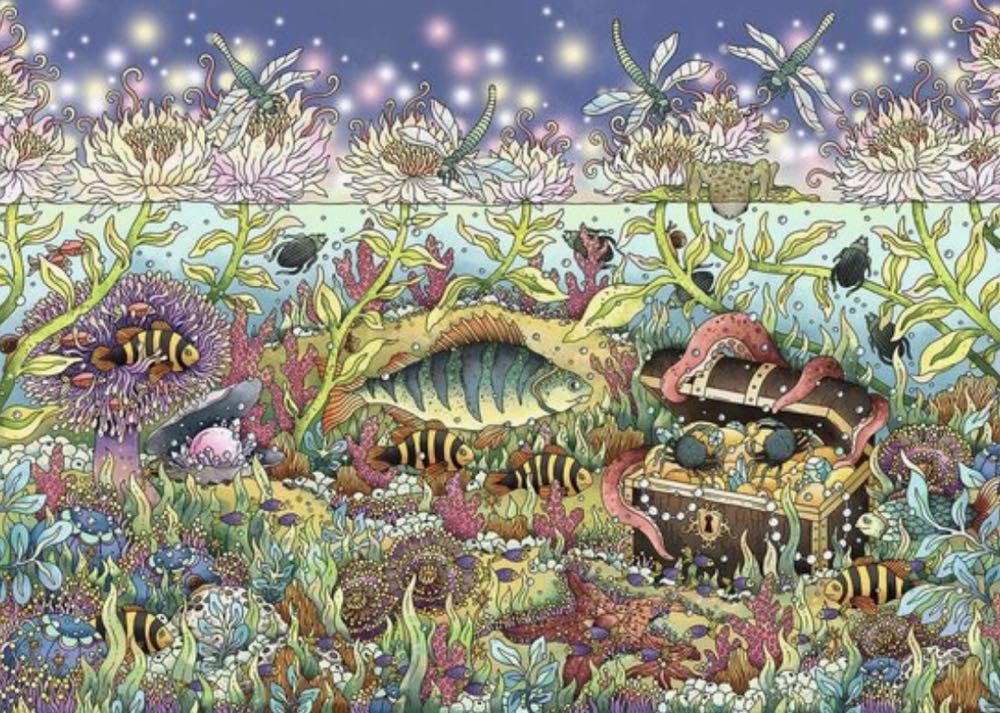 Underwater Kingdom - Ravensburger puzzle collectible [Barcode 4005556159888] - Main Image 2