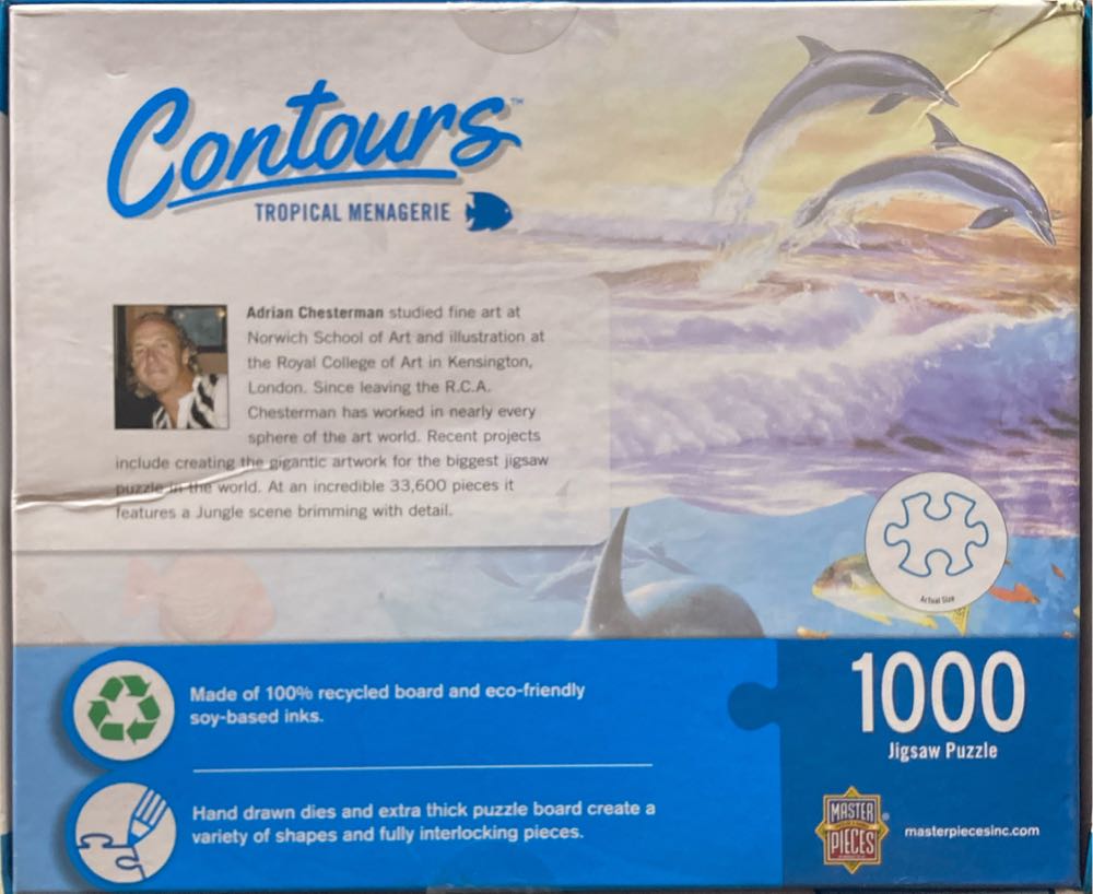 Tropical Menagerie - Master Pieces puzzle collectible [Barcode 705988719608] - Main Image 2