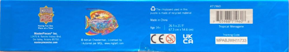 Tropical Menagerie - Master Pieces puzzle collectible [Barcode 705988719608] - Main Image 3