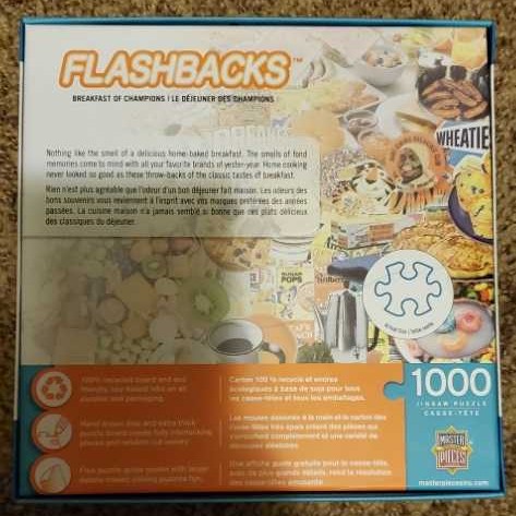 Flashbacks - Breakfast Of Champions - MasterPieces puzzle collectible [Barcode 705988719493] - Main Image 2