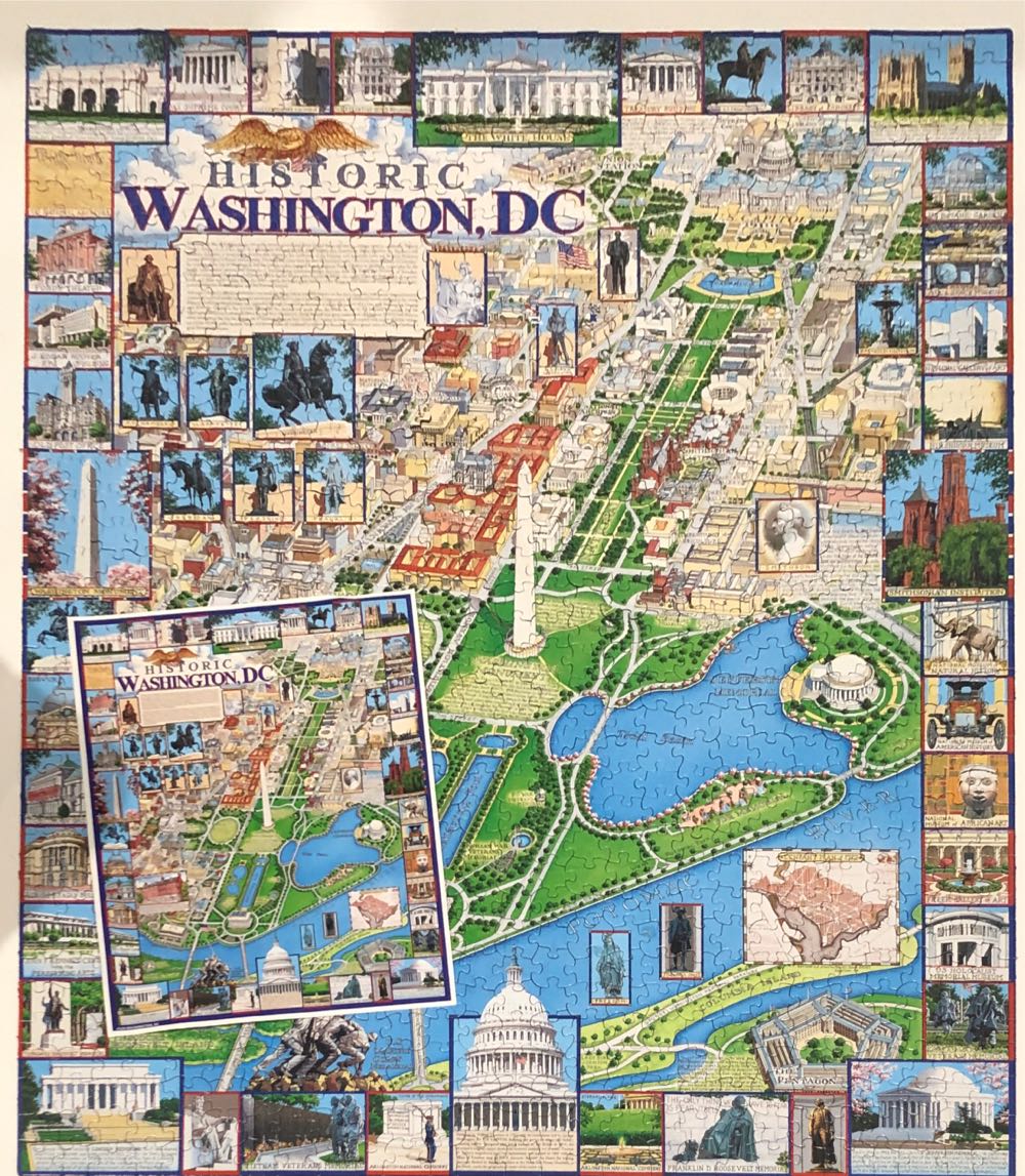 Historic Washington D. C. - White Mountain puzzle collectible [Barcode 724819248445] - Main Image 3