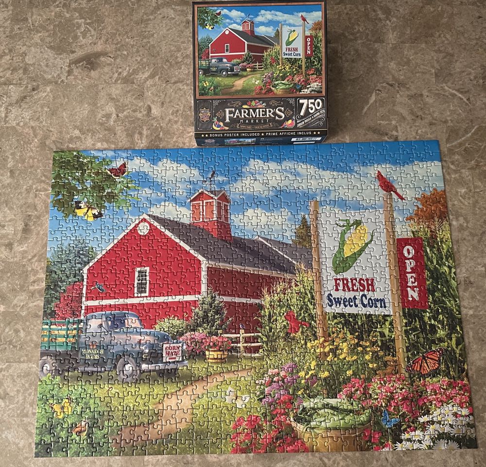 Farmer’s Market - Country Heaven - Master Pieces puzzle collectible [Barcode 705988319938] - Main Image 2
