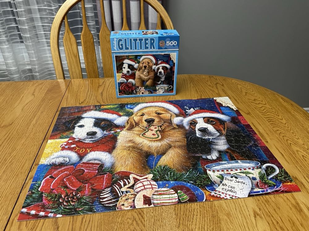 Sparkle Shine: Santa Paws - Master Pieces puzzle collectible [Barcode 705988317095] - Main Image 4
