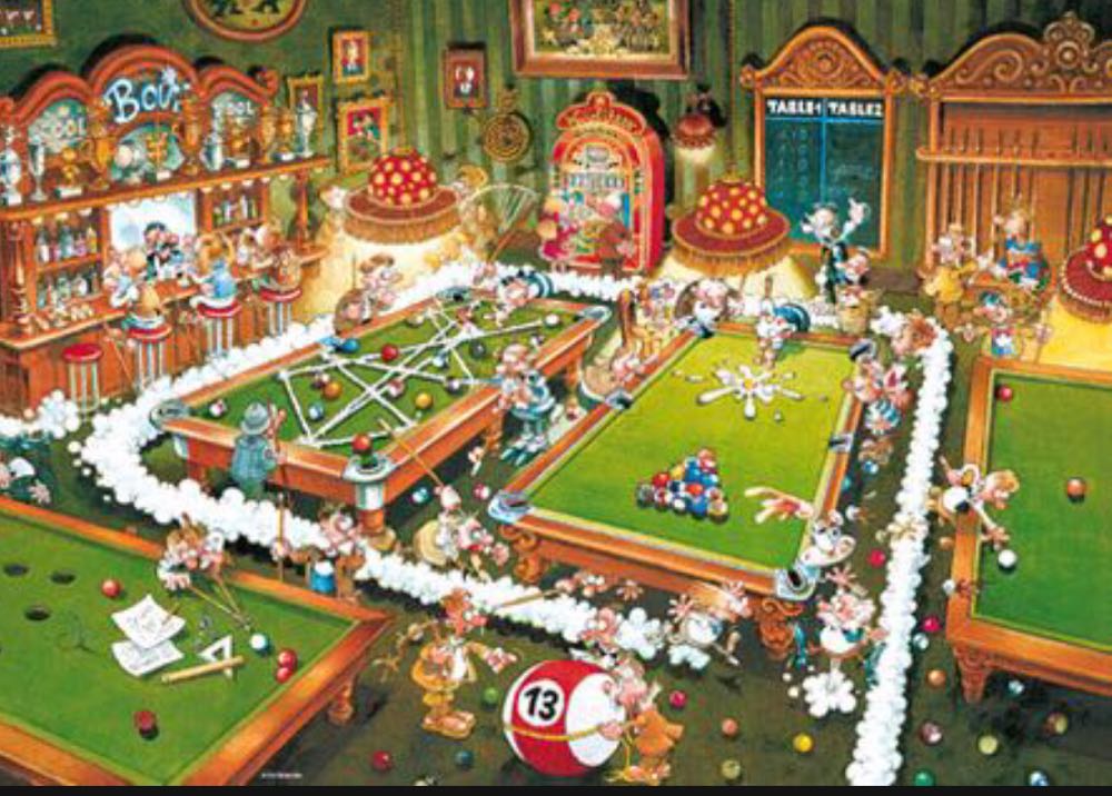 Billiards 29232 - HEYE puzzle collectible [Barcode 4001689292324] - Main Image 2