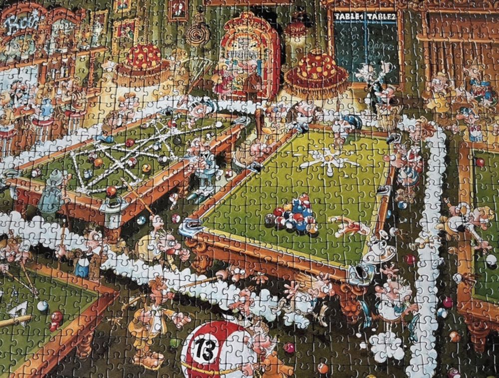 Billiards 29232 - HEYE puzzle collectible [Barcode 4001689292324] - Main Image 3