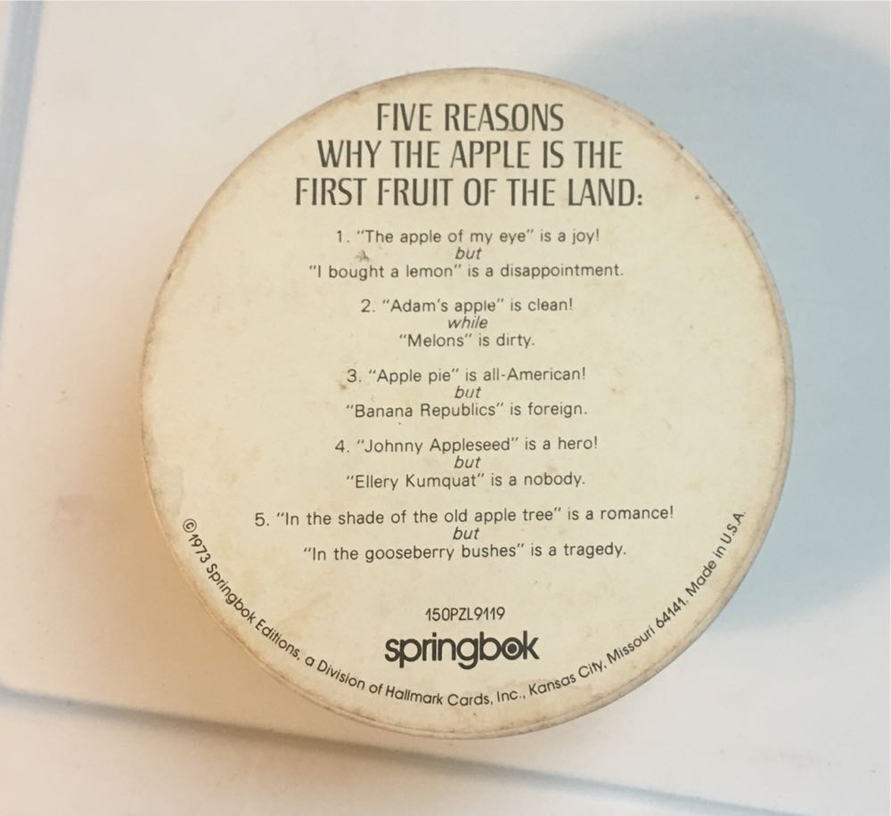 Apple - Mini Round - Springbok puzzle collectible - Main Image 2