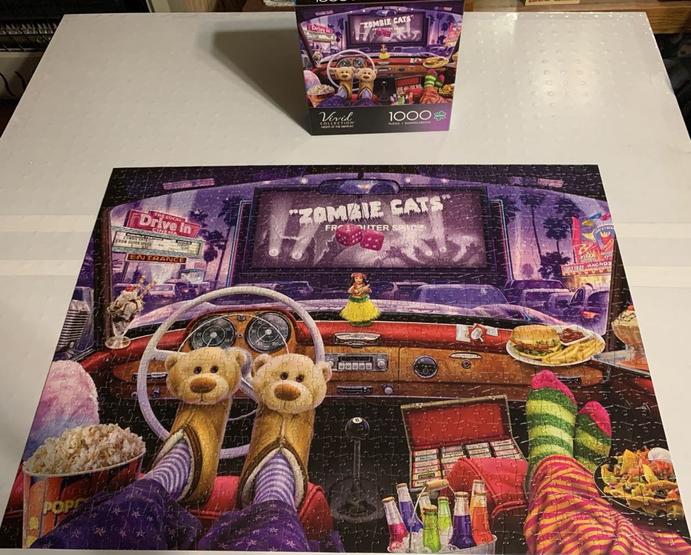 Night At The Drive-In - Buffalo Unverified For Sale puzzle collectible [Barcode 079346122202] - Main Image 2