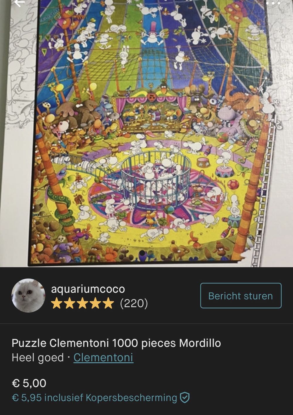 Mordillo - The Show - Clementoni puzzle collectible [Barcode 8005125395361] - Main Image 4