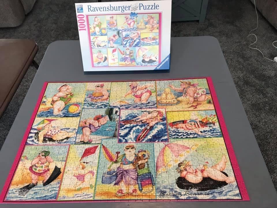Bathing Beauties - Ravensburger puzzle collectible [Barcode 4005556198641] - Main Image 2
