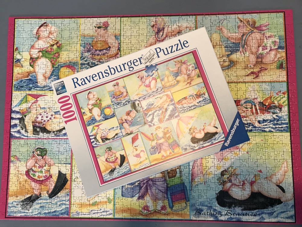 Bathing Beauties - Ravensburger puzzle collectible [Barcode 4005556198641] - Main Image 3