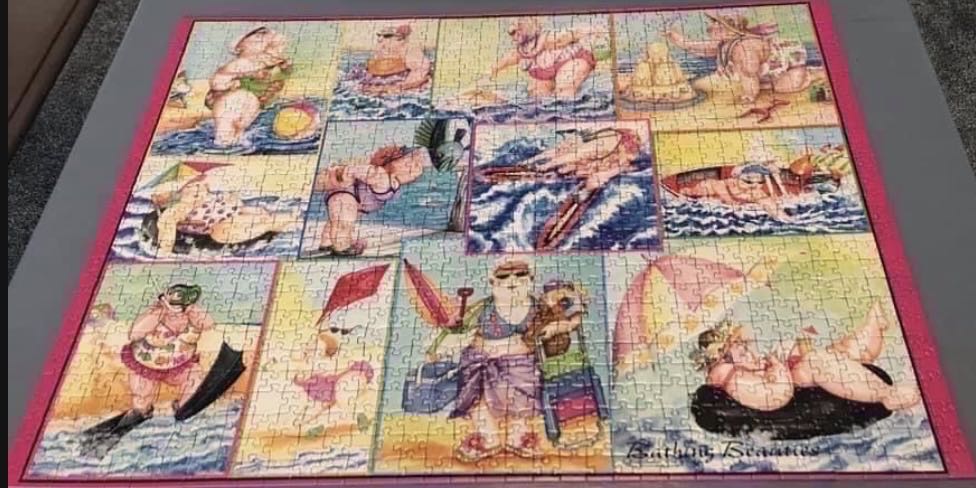 Bathing Beauties - Ravensburger puzzle collectible [Barcode 4005556198641] - Main Image 4