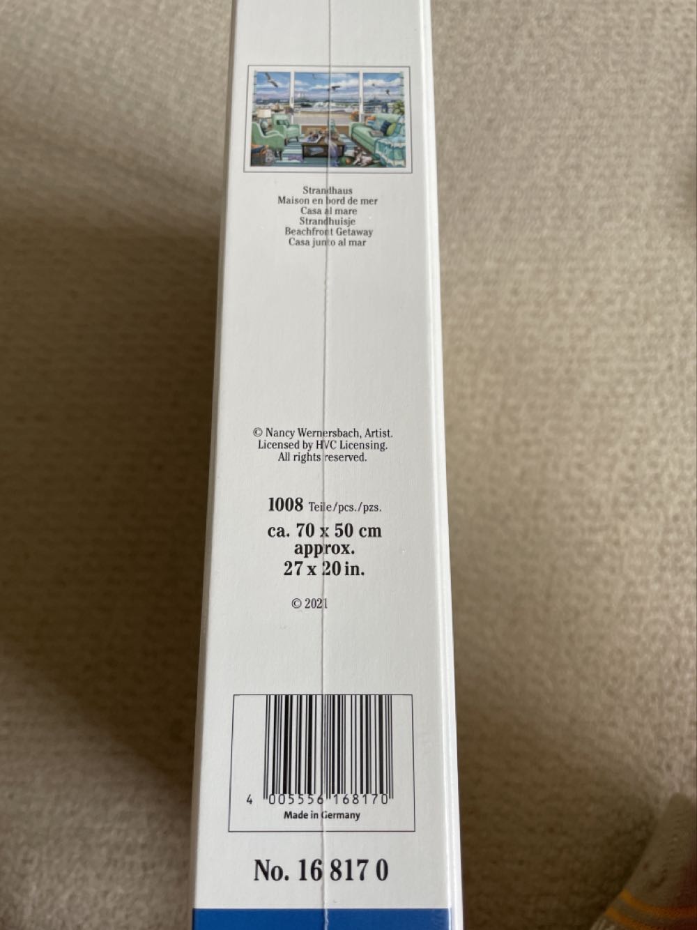 Beachfront Getaway - Ravensburger puzzle collectible [Barcode 4005556168170] - Main Image 2