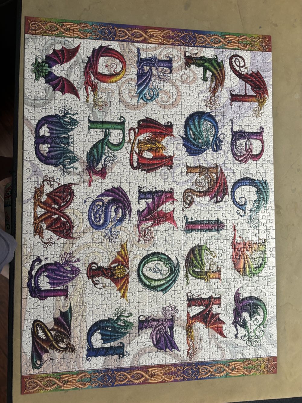 Dragon Alphabet - Ravensburger puzzle collectible [Barcode 4005556168149] - Main Image 3