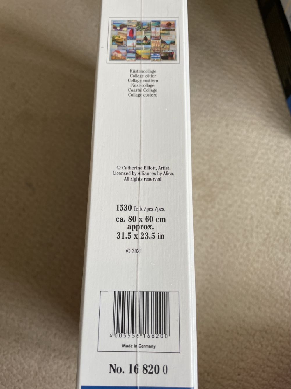 Coastal Collage - Ravensburger puzzle collectible [Barcode 4005556168200] - Main Image 2