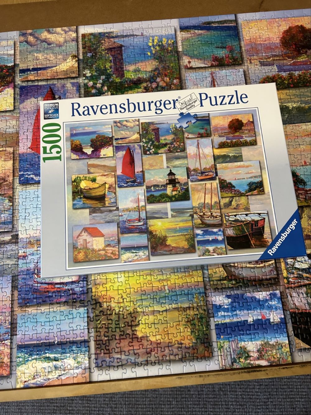 Coastal Collage - Ravensburger puzzle collectible [Barcode 4005556168200] - Main Image 4