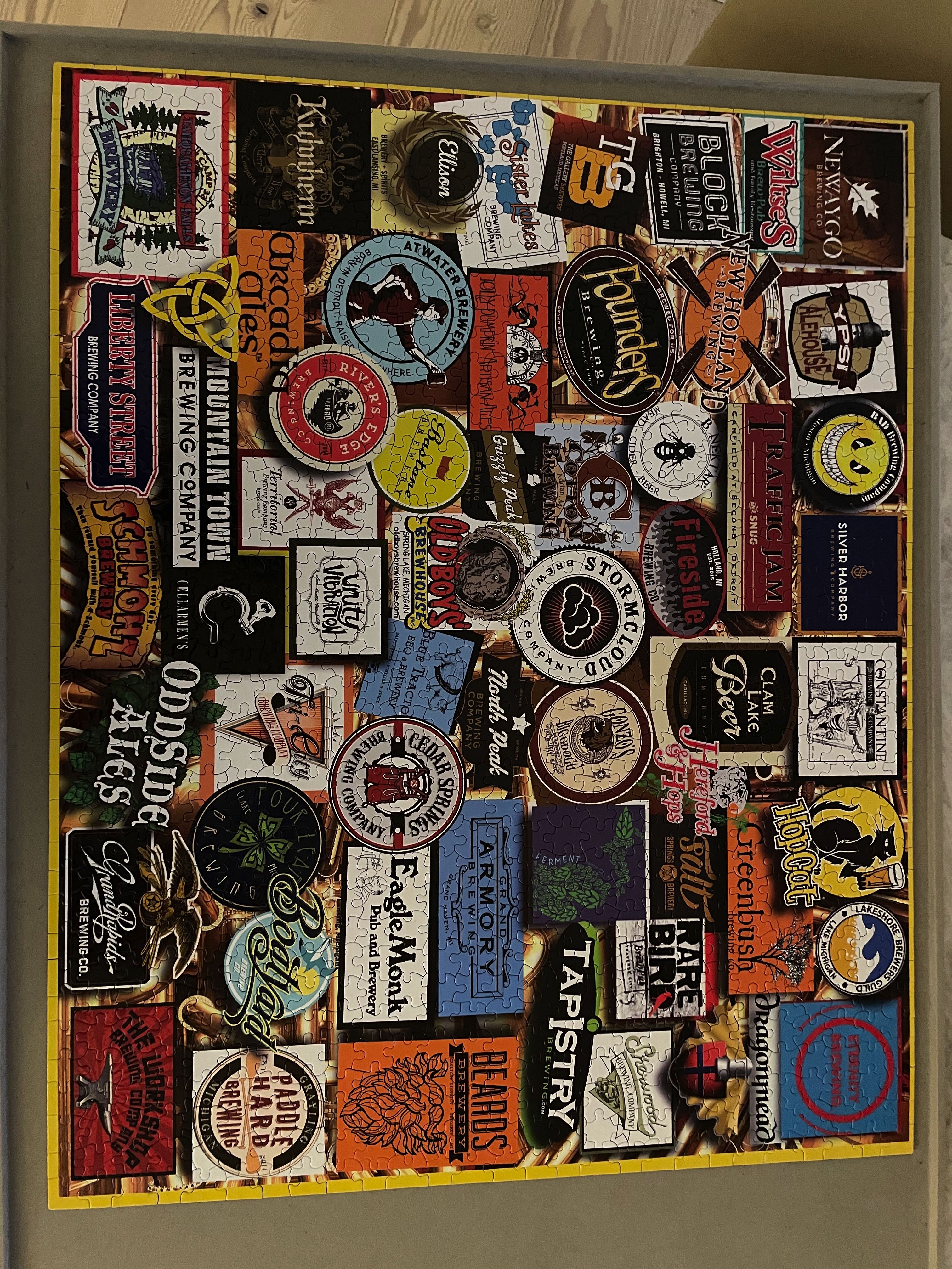 Michigan Beer - White Mountain puzzle collectible [Barcode 724819260249] - Main Image 2