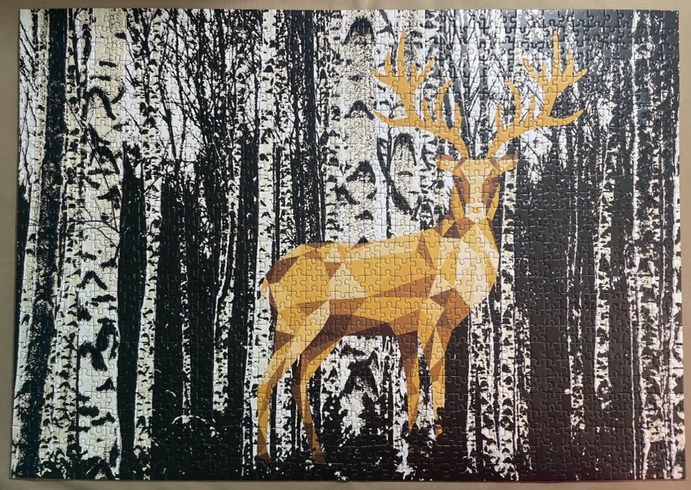 Deer In The Birch Forest Puzzle 19936 - Ravensburger puzzle collectible [Barcode 4005556199365] - Main Image 2