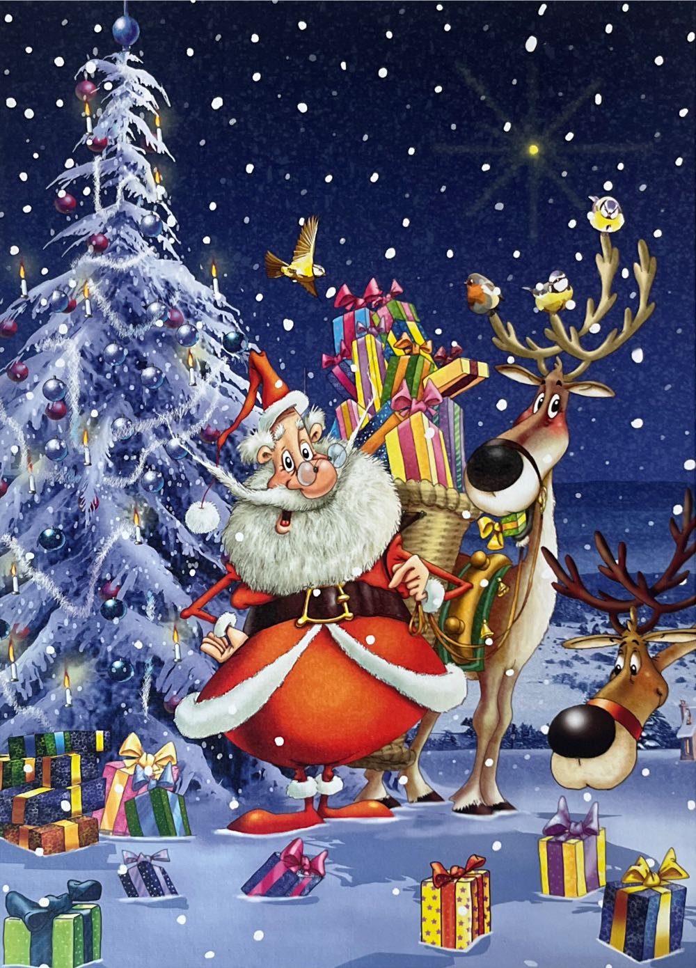 Happy Santa (Karli) - Piatnik puzzle collectible [Barcode 9001890549540] - Main Image 2